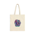 Chibi Cyberpunk Anime Character Tote | anime aesthetic, kawaii manga