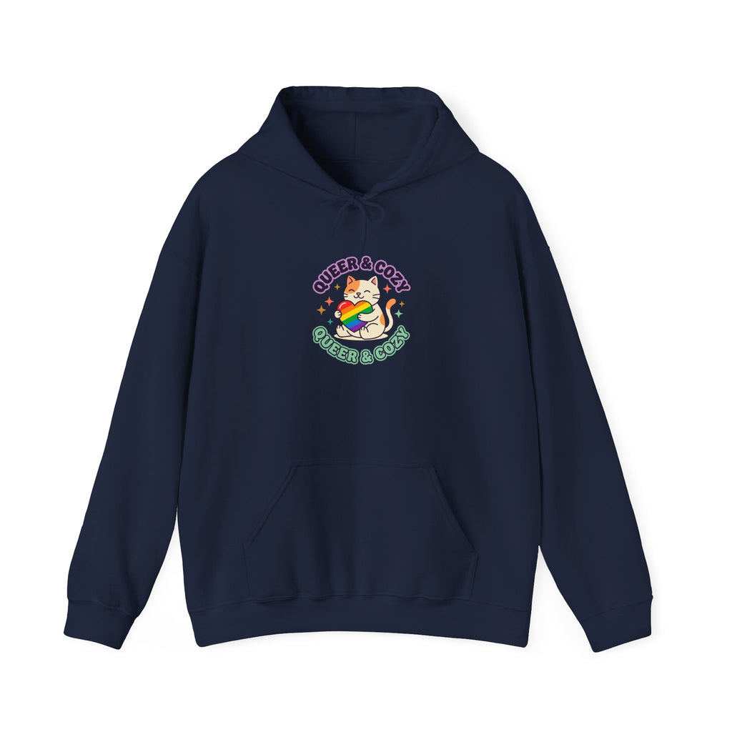 Queer & Cozy Hoodie | Pride, Inclusive Retro Affirmation