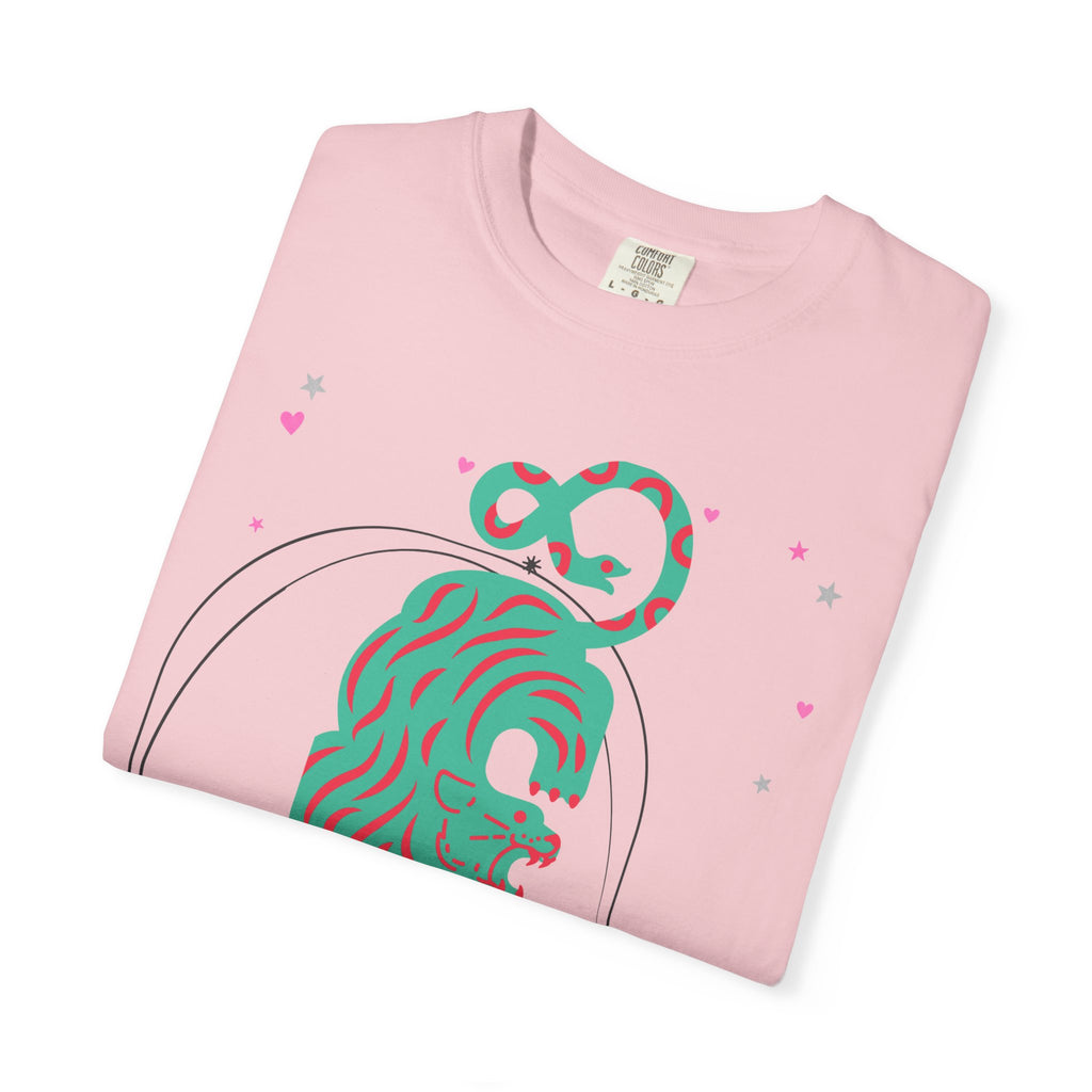 Femboy Friday T-Shirt — Retro Neon Lion Graphic Tee