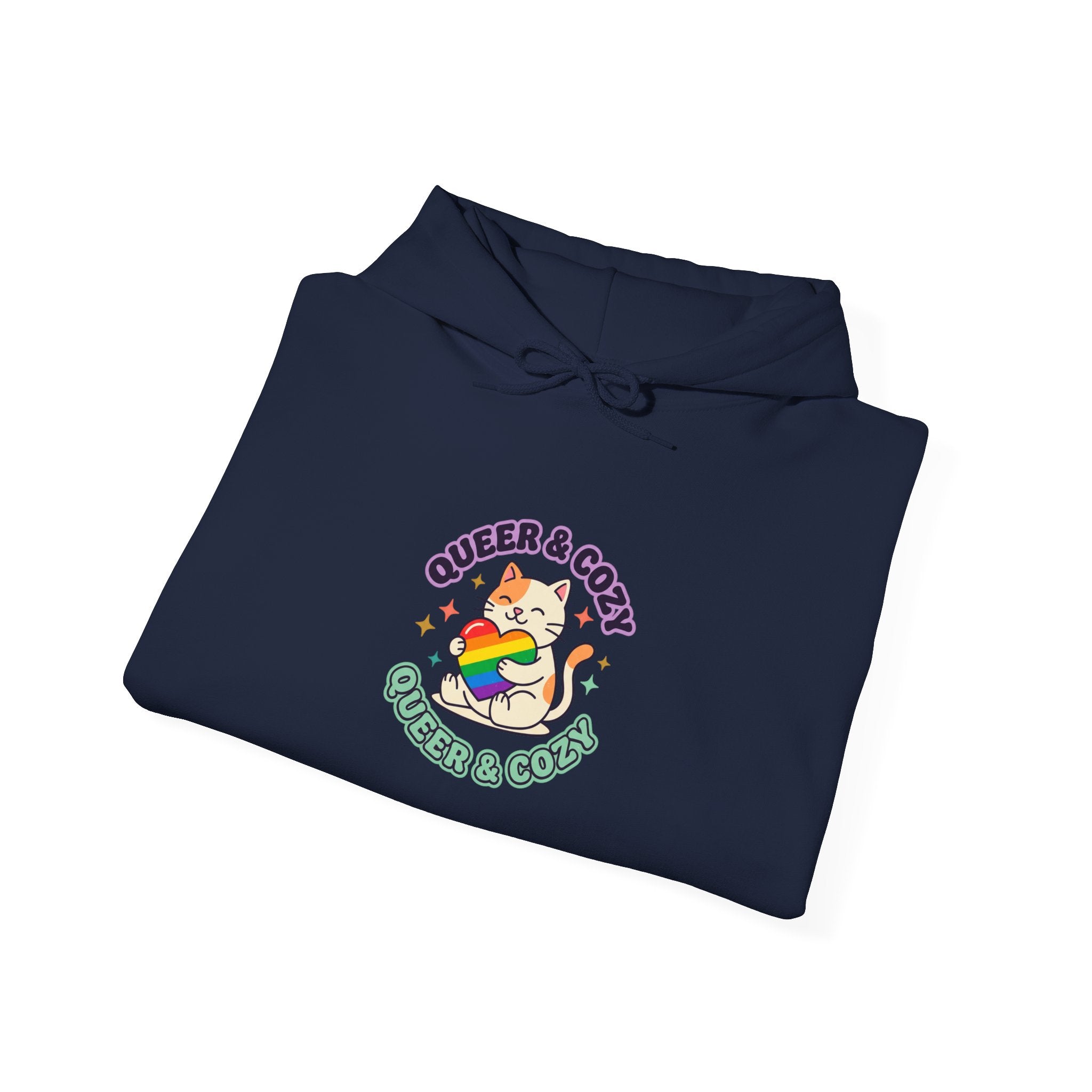 Queer & Cozy Hoodie | Pride, Inclusive Retro Affirmation