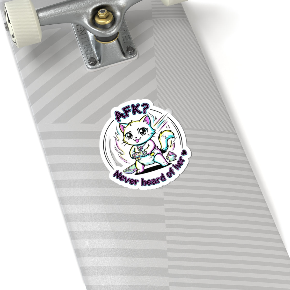 AFK? Never Heard of Her Sticker | Anime Aesthetic, Chibi Kawaii