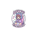 AFK?? Gamer Girl Chibi Sticker | Anime Aesthetic, Kawaii Manga Panel