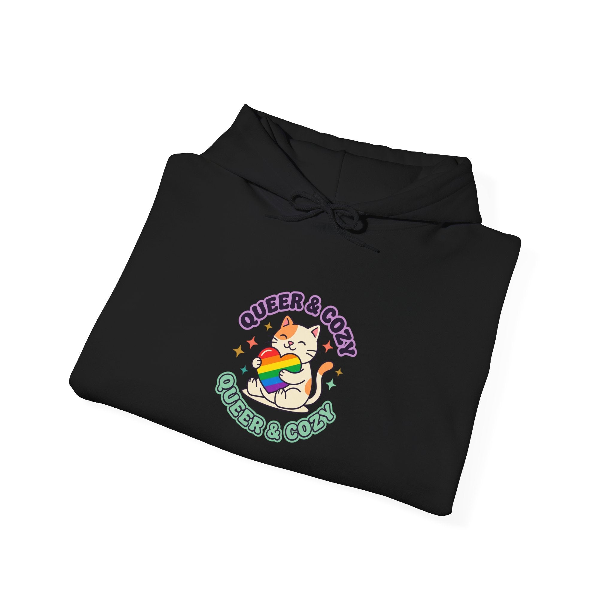 Queer & Cozy Hoodie | Pride, Inclusive Retro Affirmation