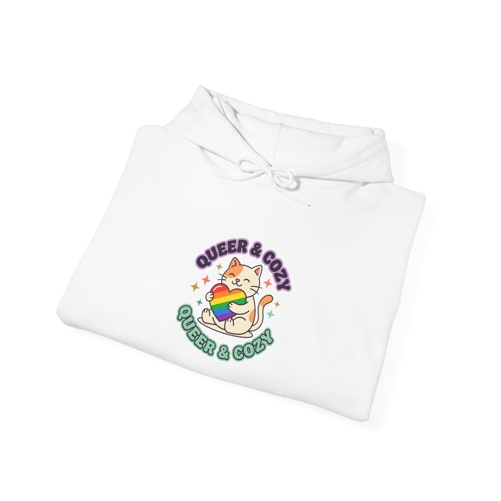 Queer & Cozy Hoodie | Pride, Inclusive Retro Affirmation