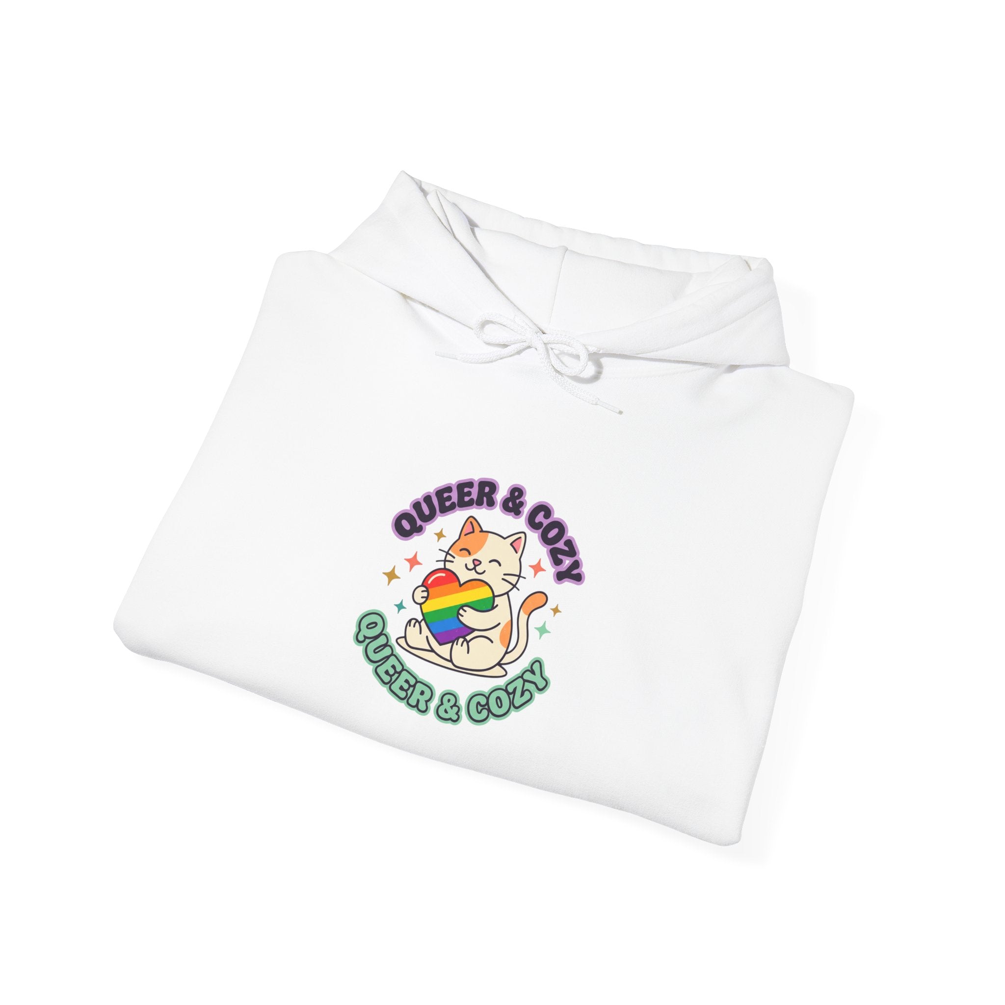 Queer & Cozy Hoodie | Pride, Inclusive Retro Affirmation