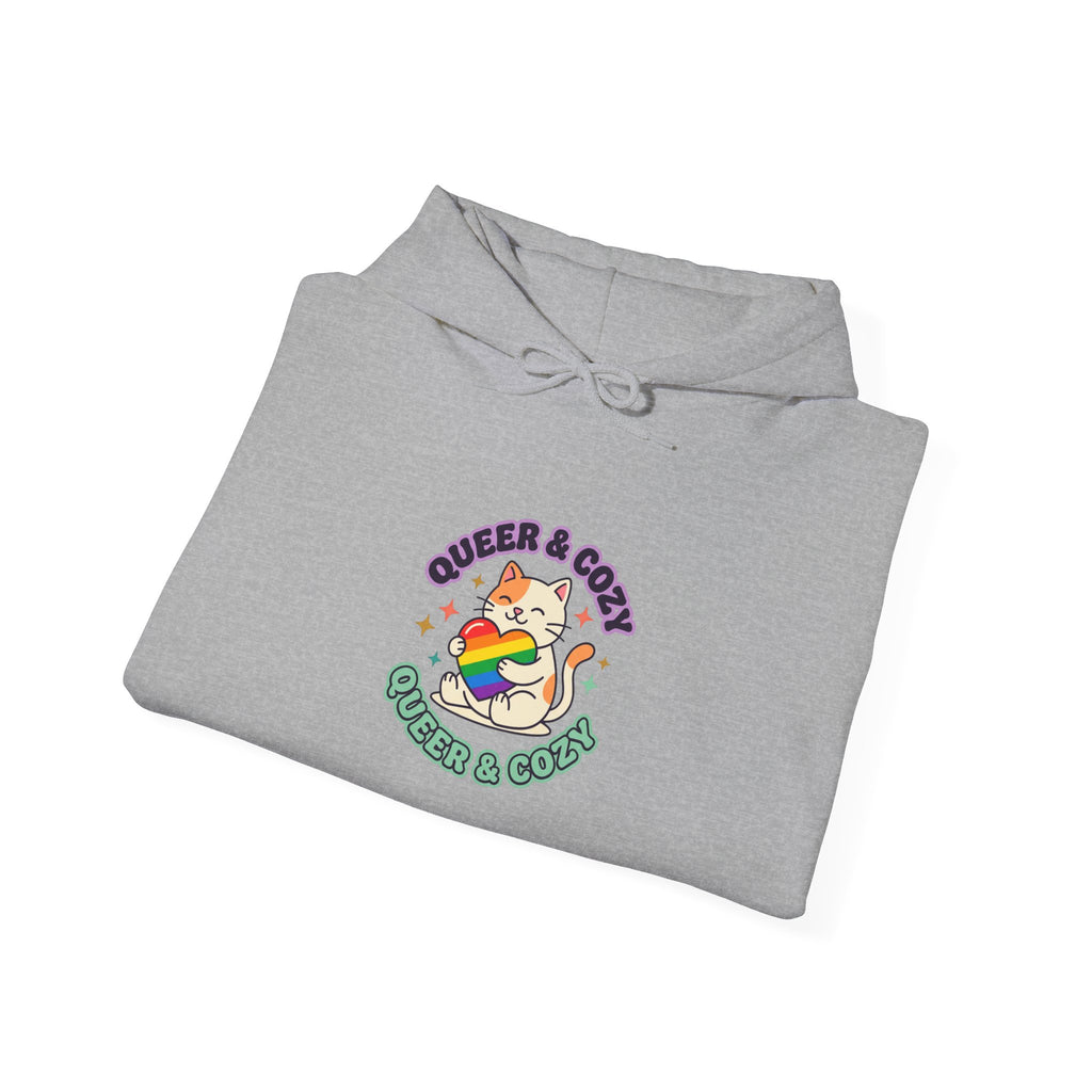 Queer & Cozy Hoodie | Pride, Inclusive Retro Affirmation