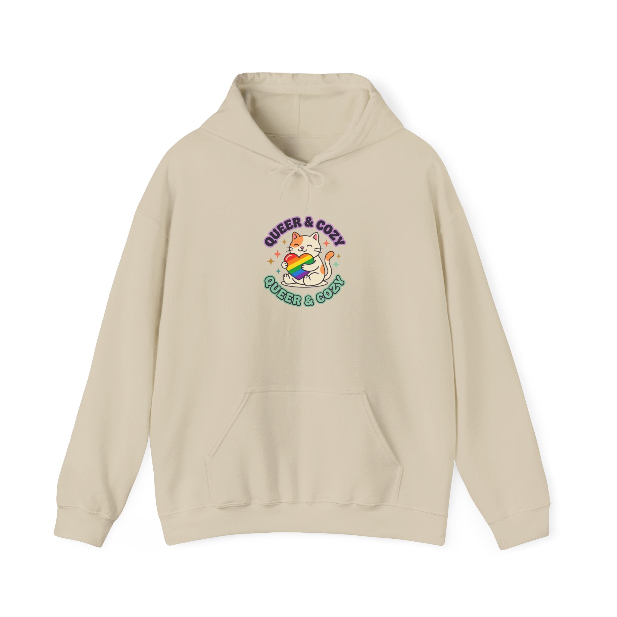 Queer & Cozy Hoodie | Pride, Inclusive Retro Affirmation