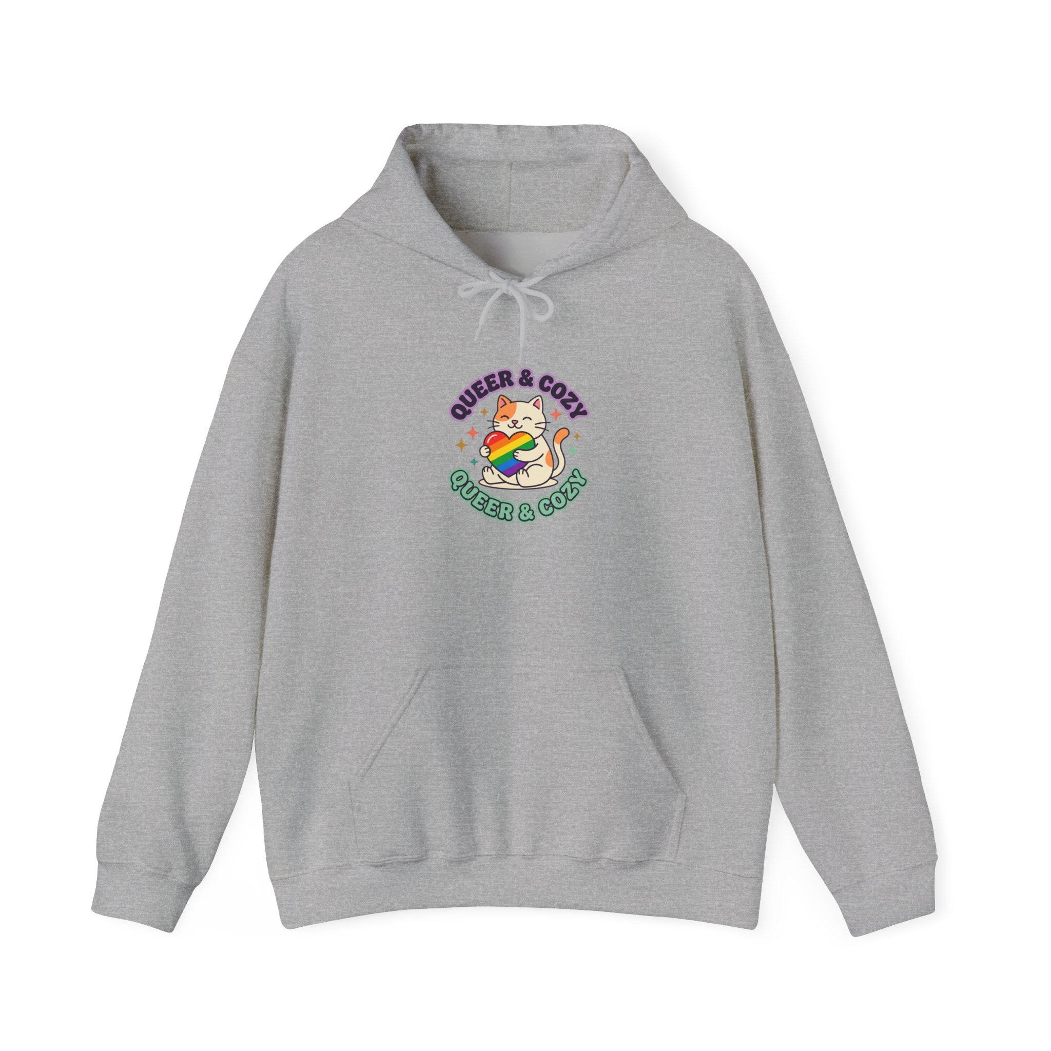 Queer & Cozy Hoodie | Pride, Inclusive Retro Affirmation