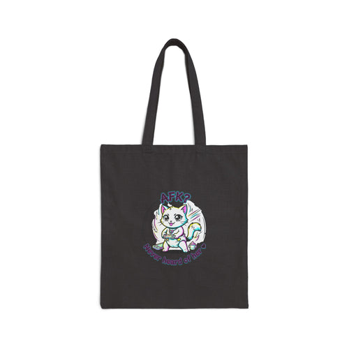 Chibi Cat Anime Aesthetic Tote | kawaii manga panel, pastel magical-girl vibes