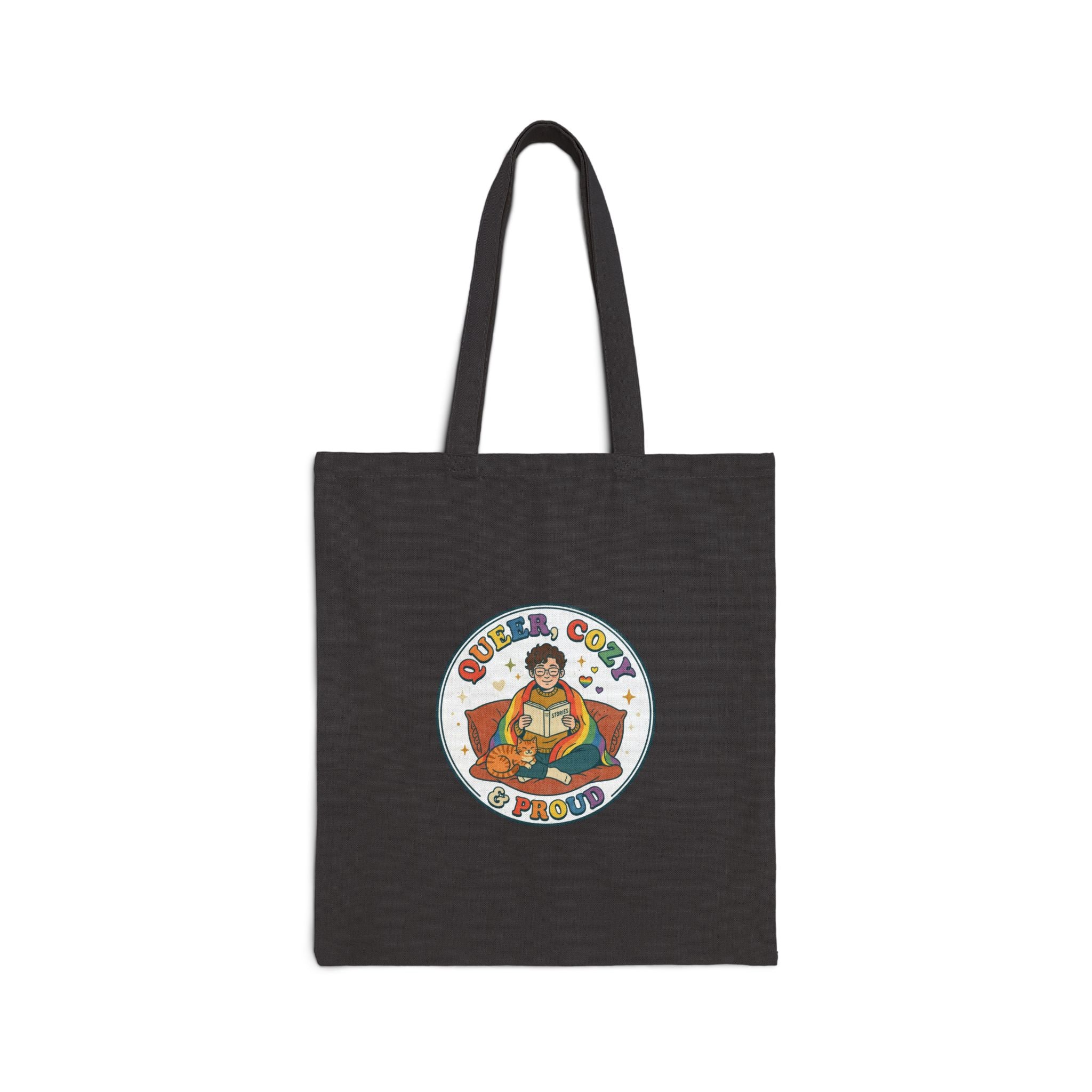 Queer, Cozy & Proud Tote | Pride, LGBTQ+ Retro Affirmation