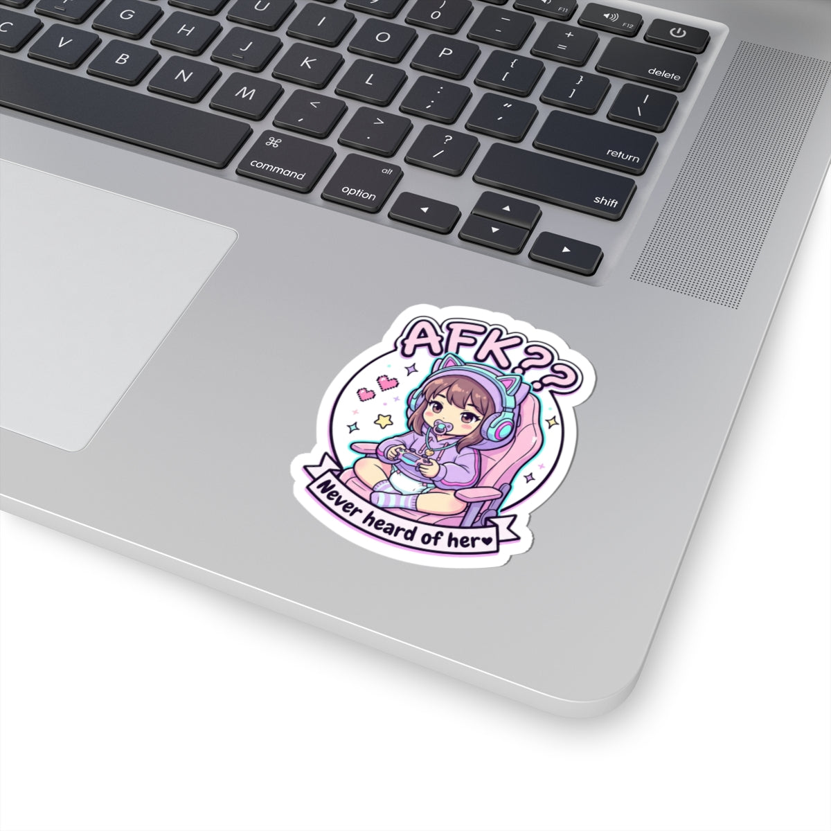 AFK?? Gamer Girl Chibi Sticker | Anime Aesthetic, Kawaii Manga Panel
