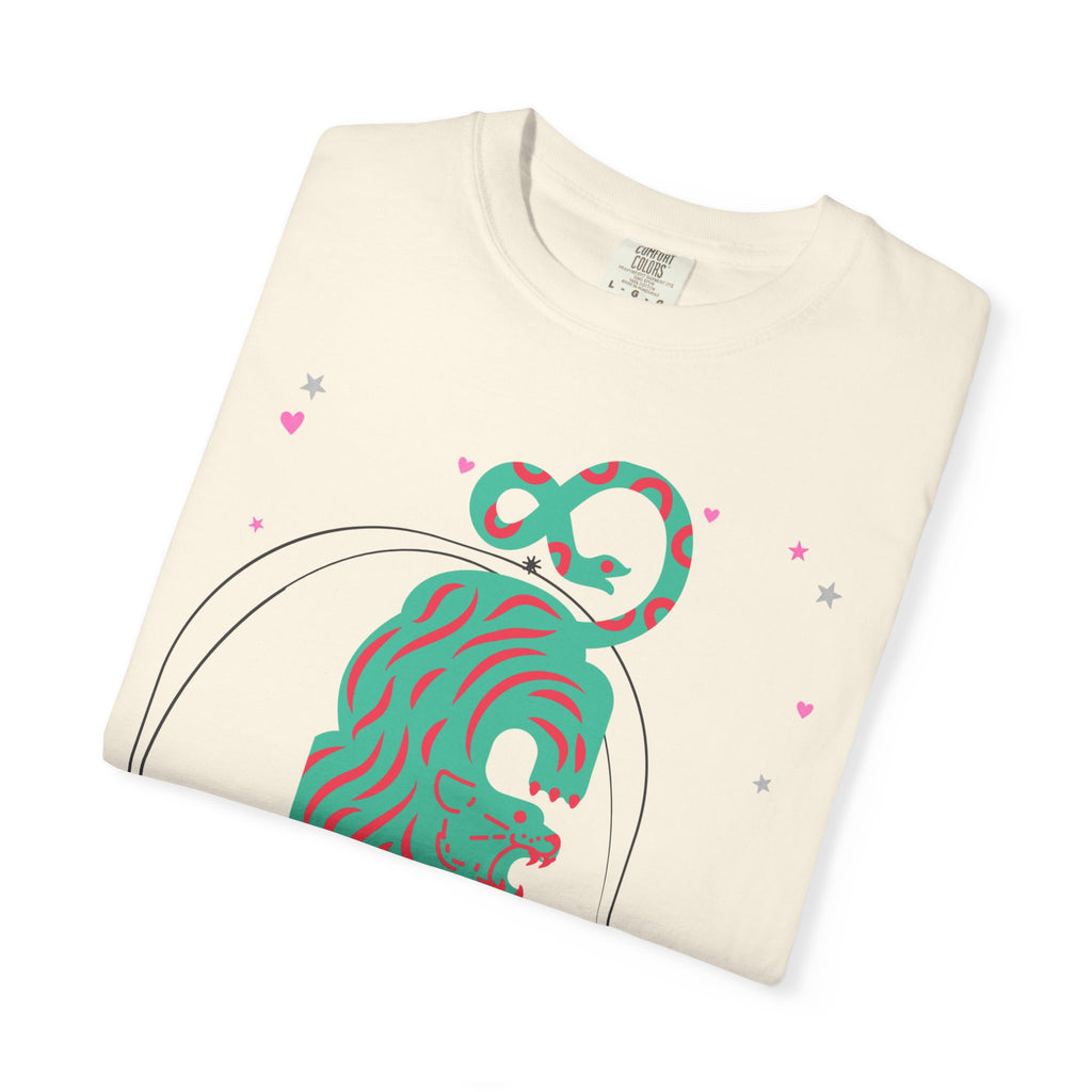 Femboy Friday T-Shirt — Retro Neon Lion Graphic Tee