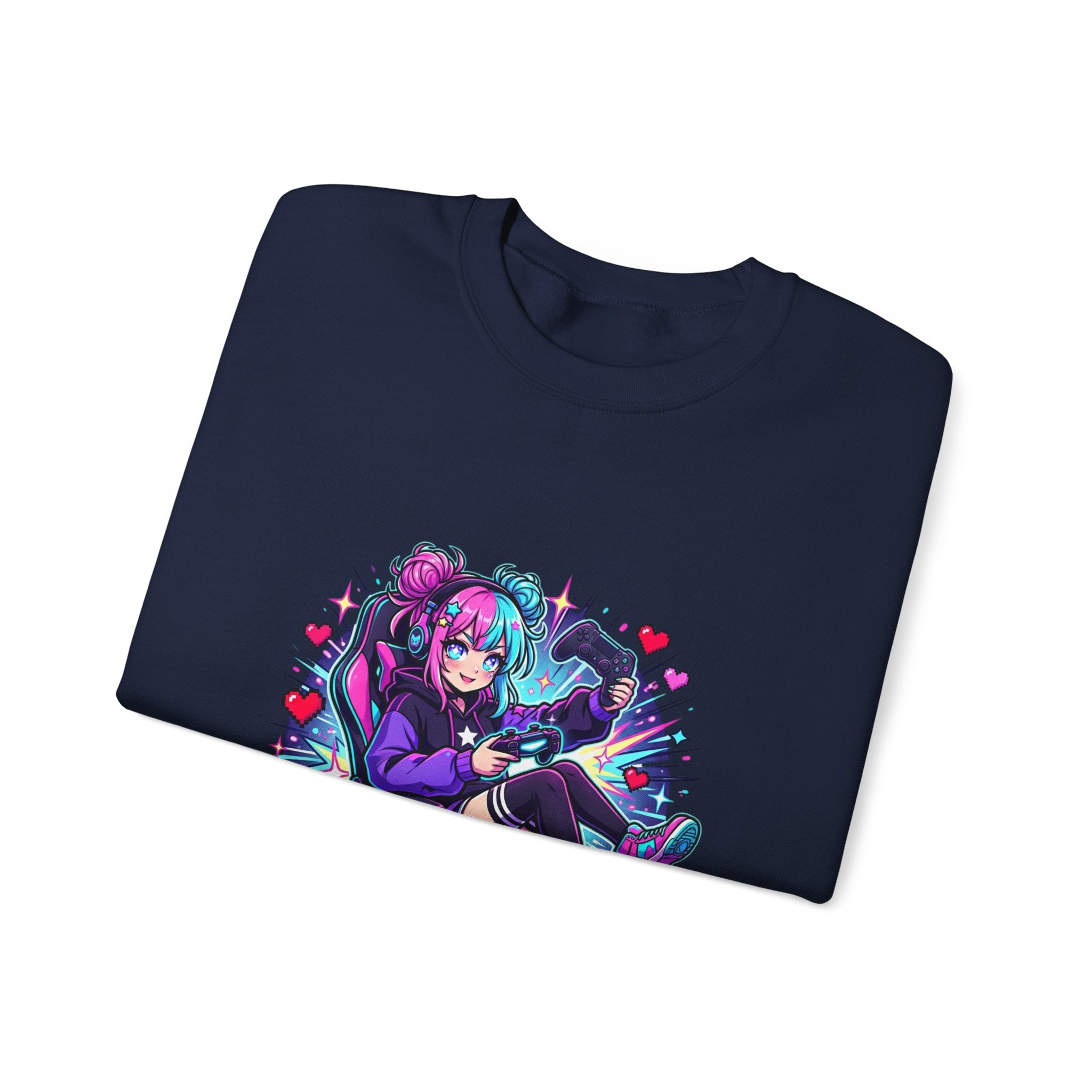 Gamer Arc Unlocked Sweatshirt | anime aesthetic, chibi kawaii