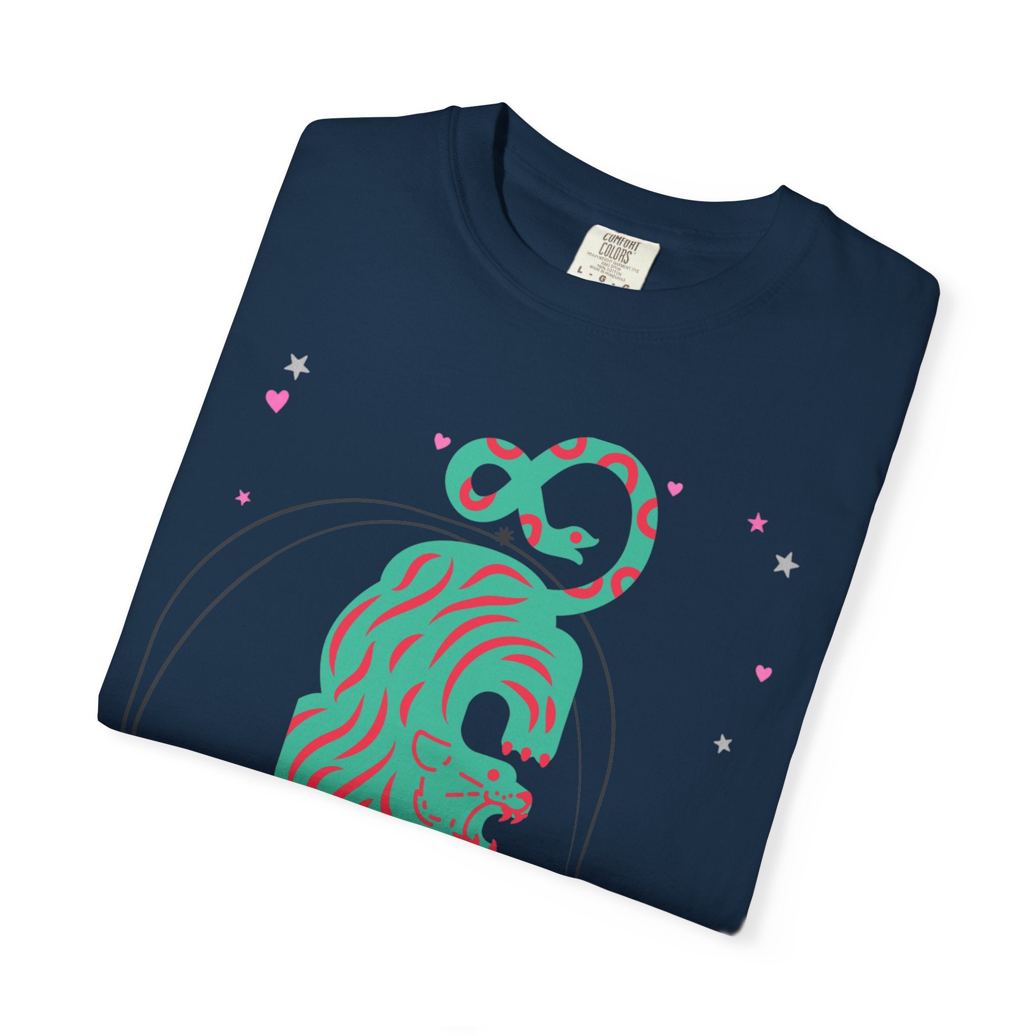 Femboy Friday T-Shirt — Retro Neon Lion Graphic Tee