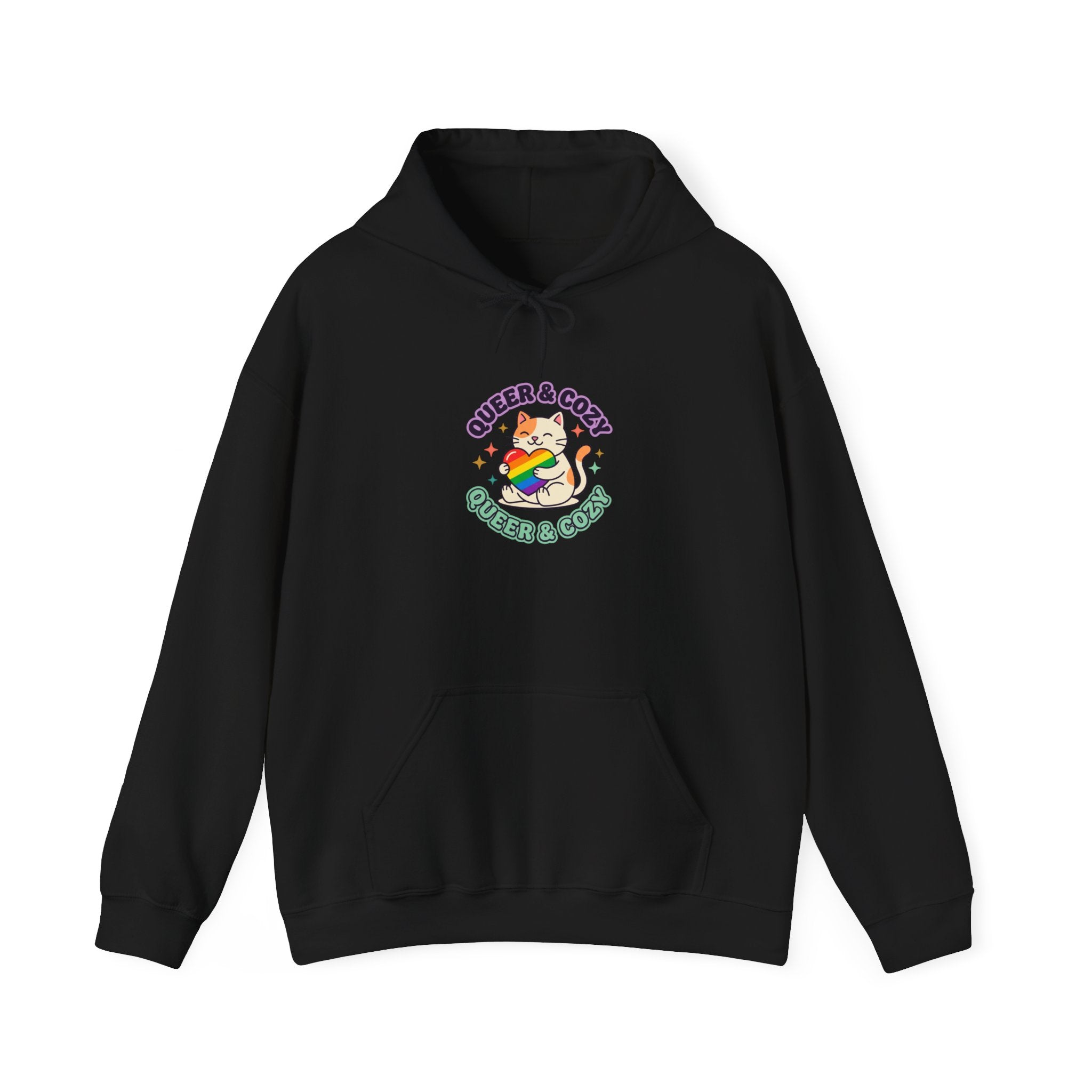 Queer & Cozy Hoodie | Pride, Inclusive Retro Affirmation