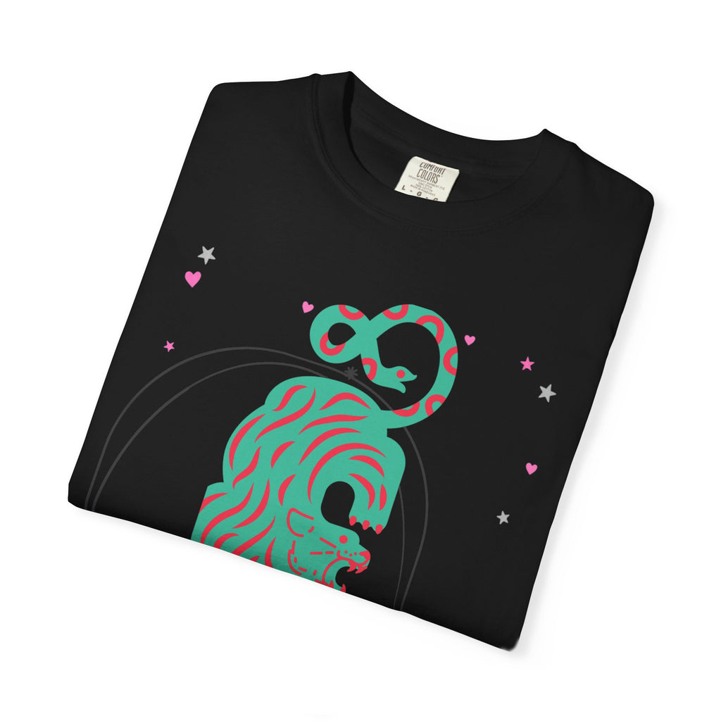 Femboy Friday T-Shirt — Retro Neon Lion Graphic Tee