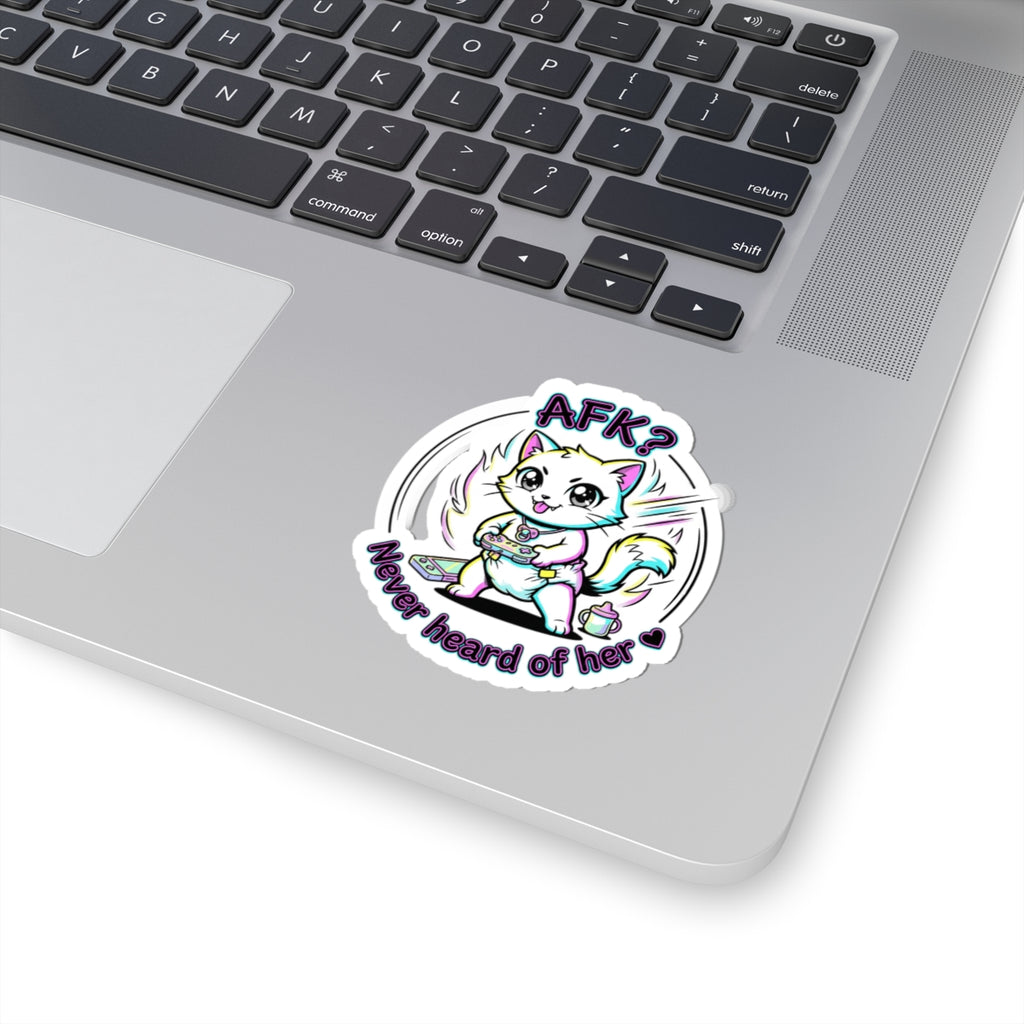 AFK? Never Heard of Her Sticker | Anime Aesthetic, Chibi Kawaii
