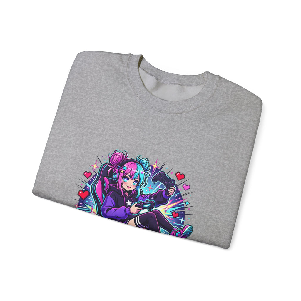 Gamer Arc Unlocked Sweatshirt | anime aesthetic, chibi kawaii