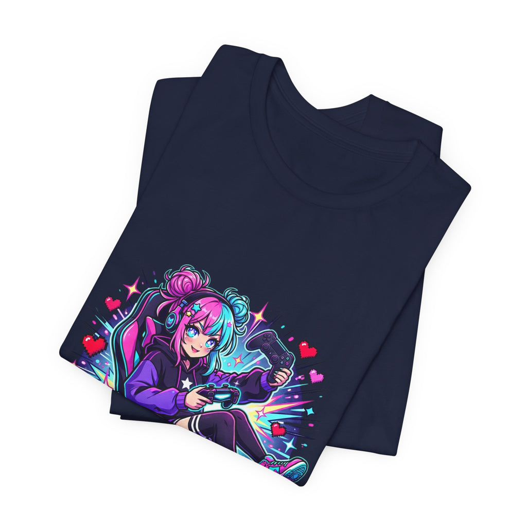 Gamer Arc Unlocked Tee | Anime Aesthetic, Chibi Kawaii Shonen Style
