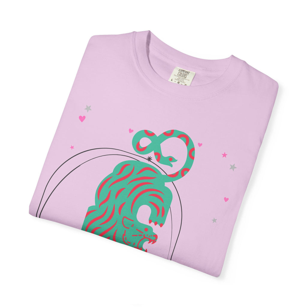 Femboy Friday T-Shirt — Retro Neon Lion Graphic Tee